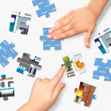 Big puzzle police