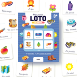 jeu de loto enfant camping nature Amlito