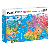 Puzzle enfant carte du monde 150 pièces
