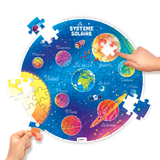 Puzzle circulaire : Le système solaire